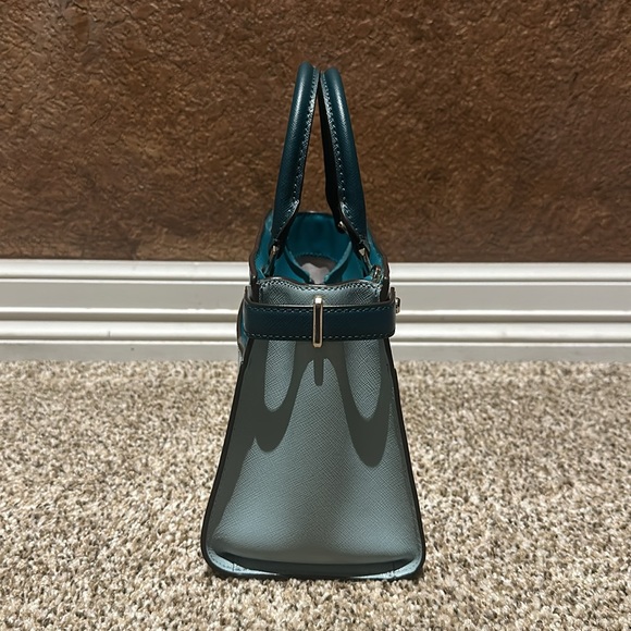 STACI SMALL COLOR BLOCK SATCHEL WITH MATCHING WALLET - Picture 3 of 16